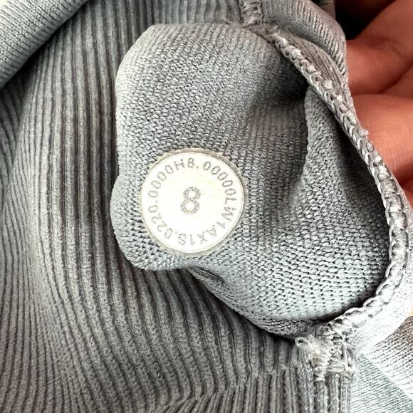 Lululemon Women Solid Blue Cast Ebb to Street Tank II Racerback Top W1AX1S 8 - Picture 5 of 6